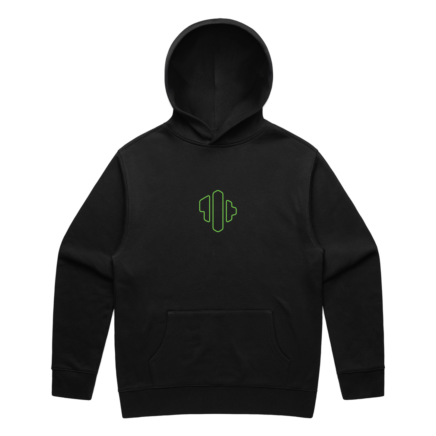 Green Screen Hoodie in Black