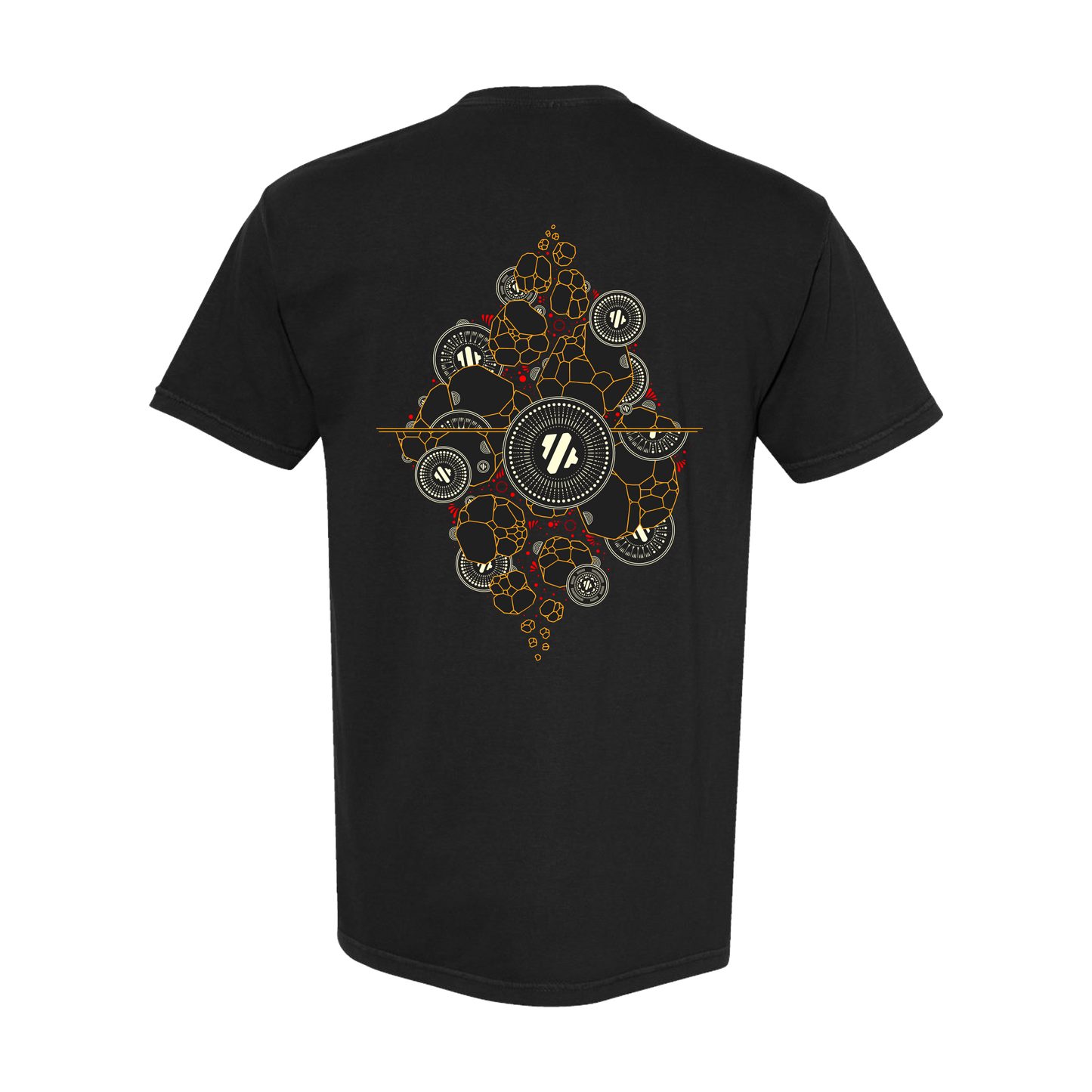 Jade Cicada Logo Mountain T-Shirt in Black